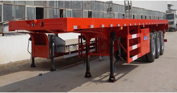 Newly Launched 3 Axles 40FT Container Flatbed Trailer From TITAN VEHICLE