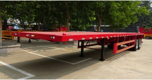 2/3/4 Axle All Type Flatbed Container Semi Trailer are Available