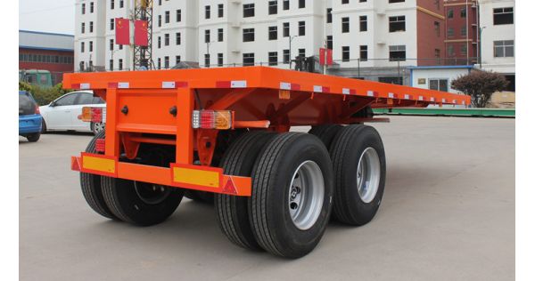 Strengths of a 2 Axles Container Flatbed Trailer 