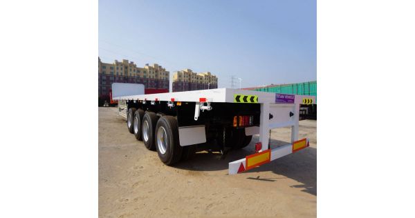 Promotion for Newly Launched Product 4 Axles 40ft Container Flatbed Semi Trailer