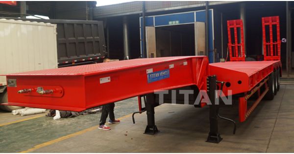 Transport Heavy Machinery-TITAN Low Bed Trailer