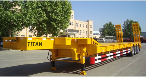 Hot sell type of low bed semi trailer details