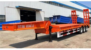 Tri Axle Low Loader Trailer will export to Zimbabwe