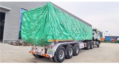 3 Axle Dump Semi Trailer will be sent to Tanzania