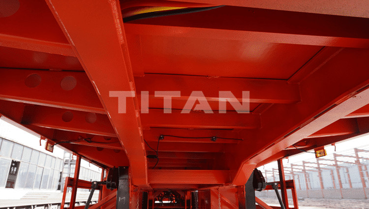 3 Axles 40FT Container Flatbed Trailer 