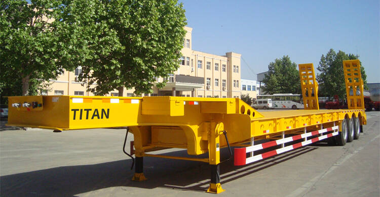 Low bed trailer