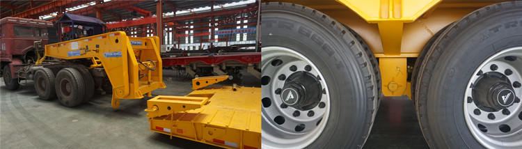 detachable gooseneck lowbed trailer