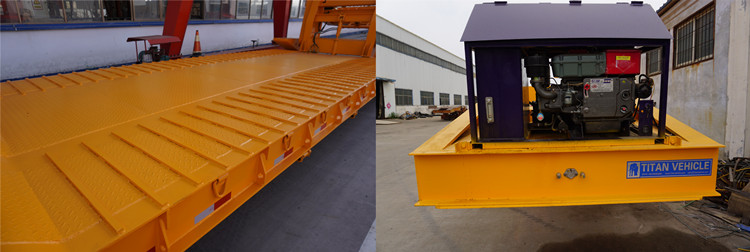 detachable gooseneck lowbed trailer