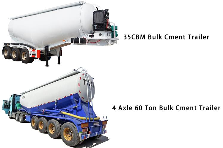 Different Types of Bulk Cement Trailer