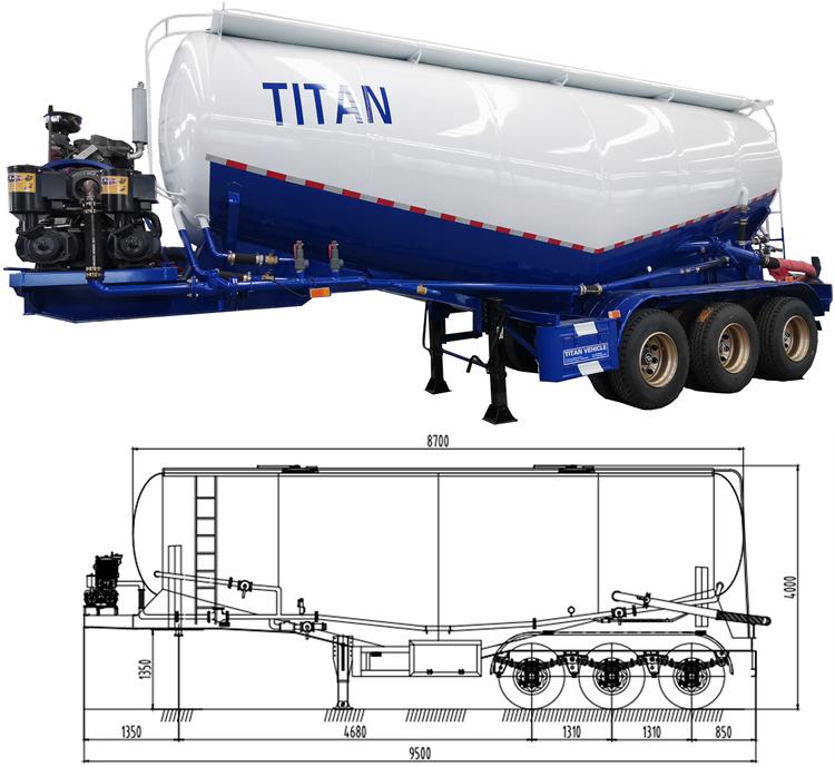 Different Types of Bulk Cement Trailer