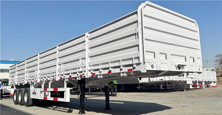 3 Axle Side Wall Semi Trailer for Sale in Tanzania