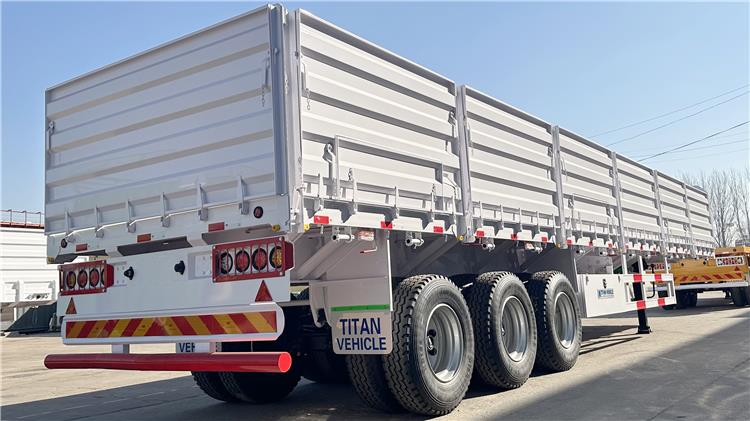 3 Axle Side Wall Semi Trailer for Sale in Tanzania