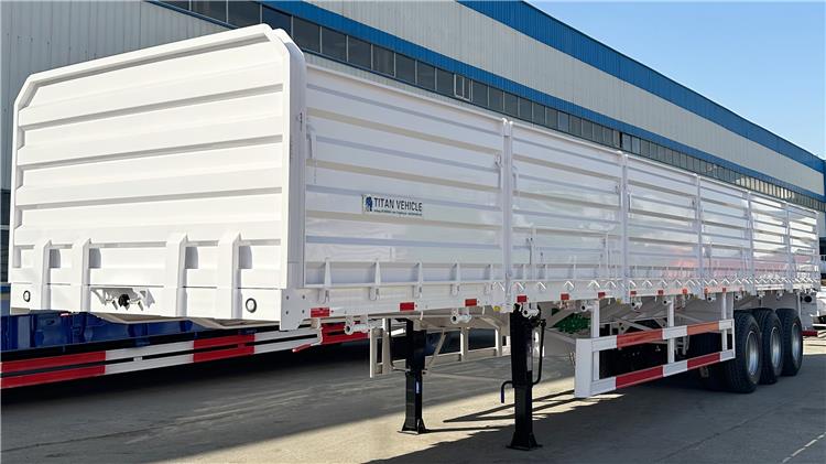 3 Axle Side Wall Semi Trailer for Sale in Tanzania
