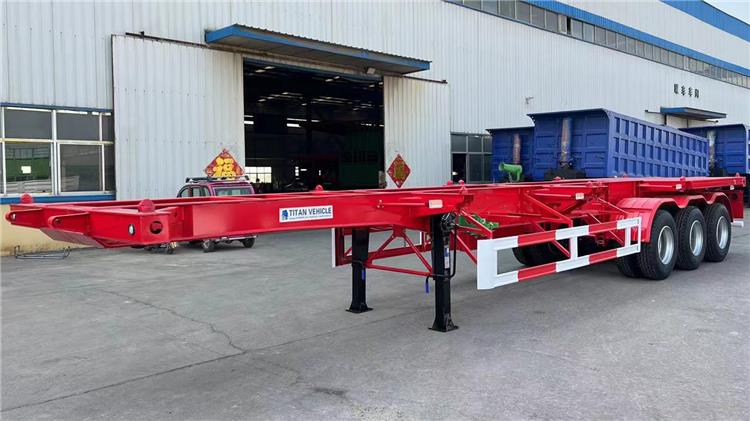 3 Axle 40 ft Container Chassis Trailer for Sale In Mauritius
