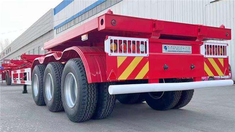 3 Axle 40 ft Container Chassis Trailer for Sale In Mauritius