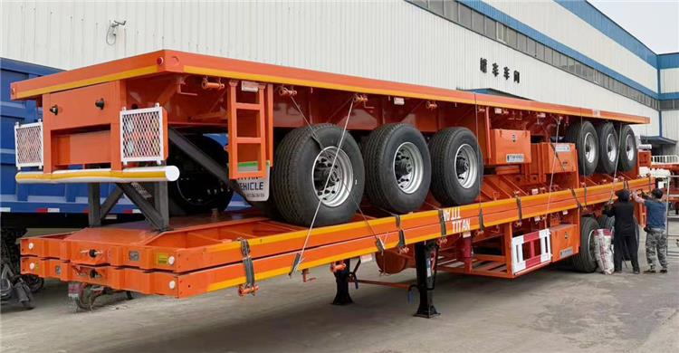 3 Axle Flatbed Trailer for Sale In Dominican
