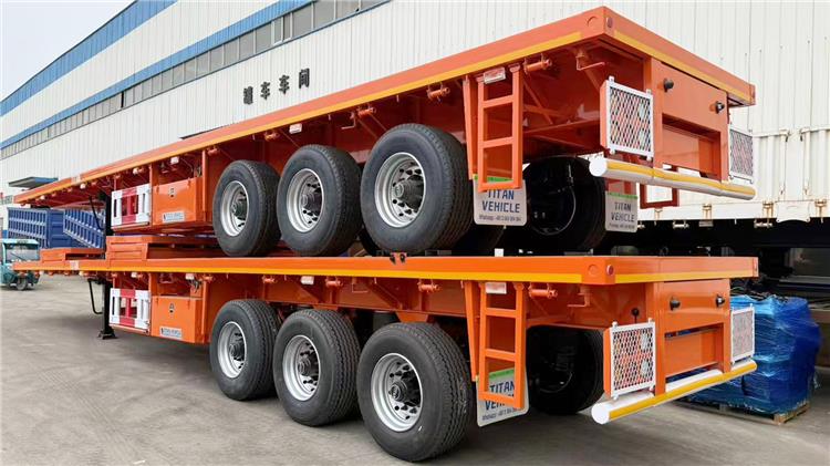 3 Axle Flatbed Trailer for Sale In Dominican