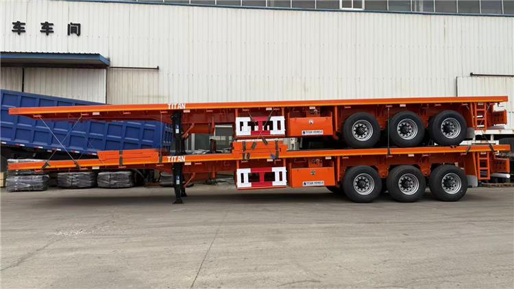 3 Axle Flatbed Trailer for Sale In Dominican