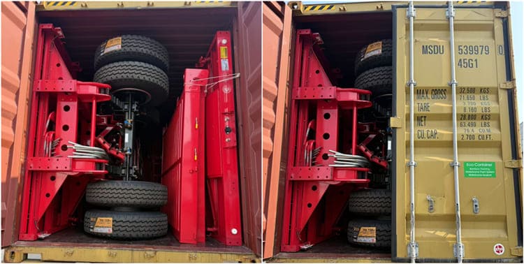 Fence semi trailer will be sent to Kenya.