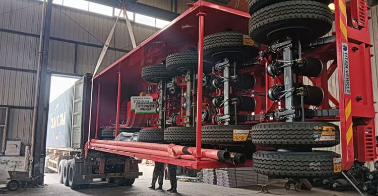 4 Axle Tractor Tipper Trailer for Sale in Sierra Leone