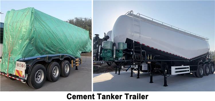 40 CBM Cement Tanker Trailer for Sale In Ghana