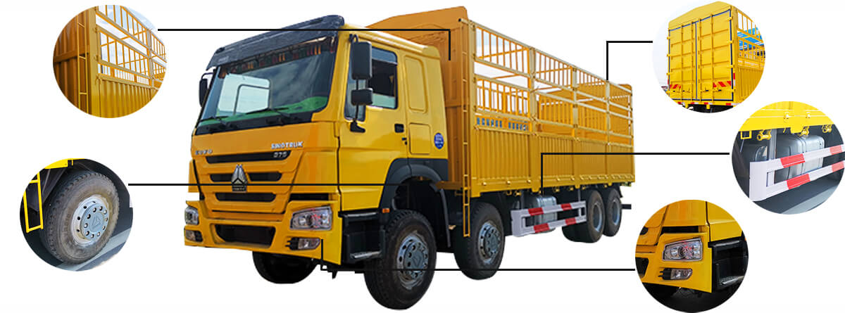 Used Howo Cargo Truck for Sale