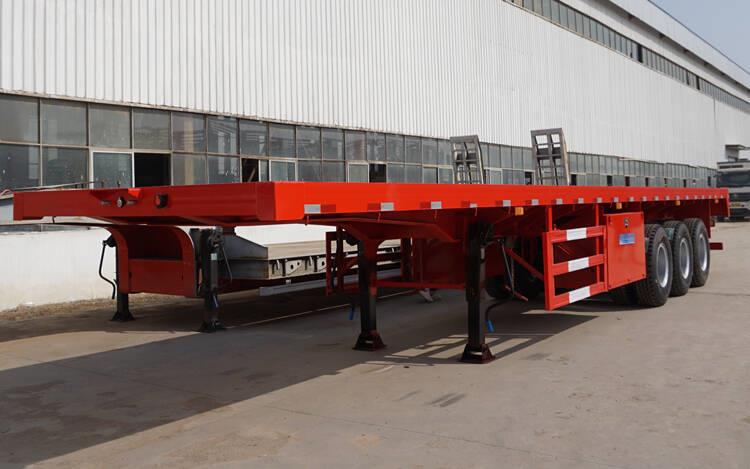 3 Axle Flatbed Semi Trailer for Sale - TITAN Vehicle