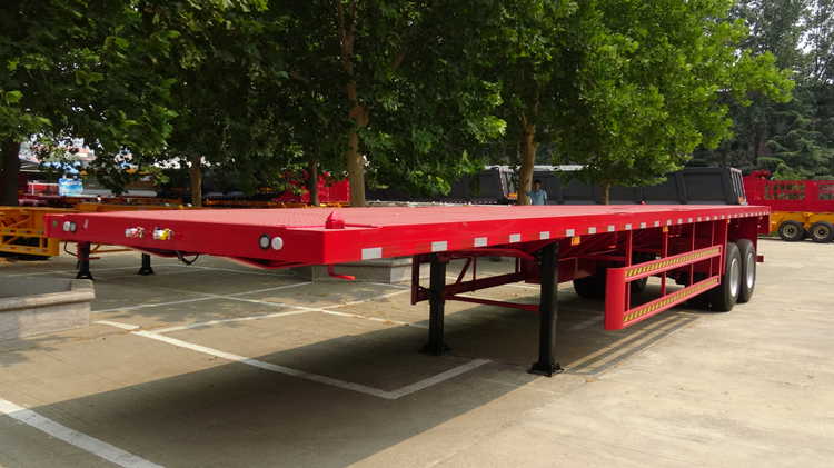 2 Axle 40 Ft Flatbed Trailer for Sale Near Me in Ghana