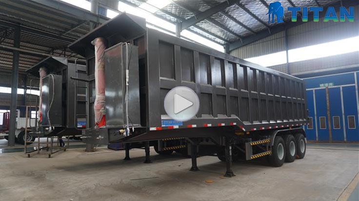 3 Axle Dump Semi Trailer