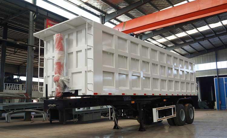 2 Axle 40 Ton End Dump Trailer for Sale Near Me