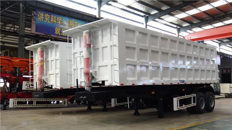 2 Axle 40 Ton End Dump Trailer for Sale Near Me