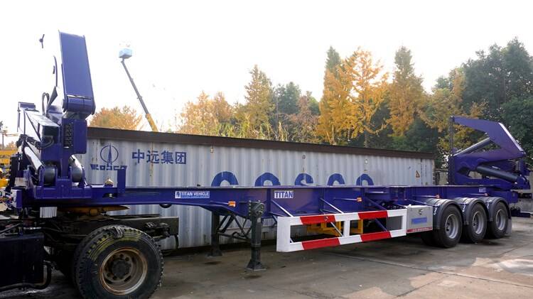 20Ft 40Ft Side Loader Container Trailer for Sale In Guyana