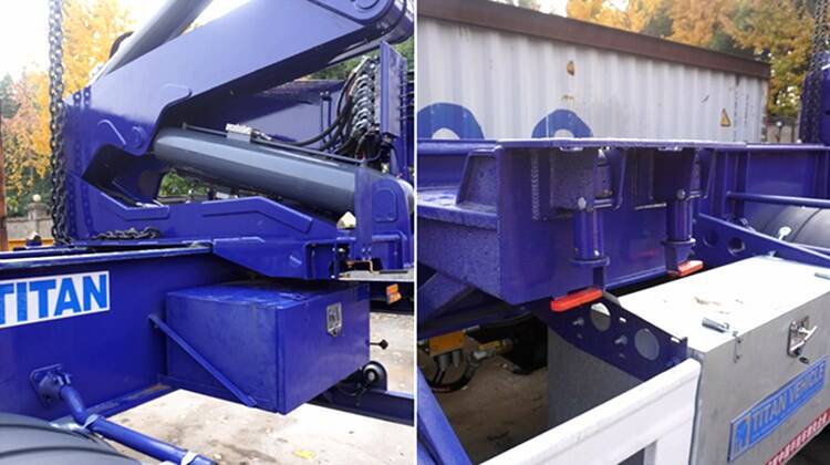 20Ft 40Ft Side Loader Container Trailer for Sale In Guyana