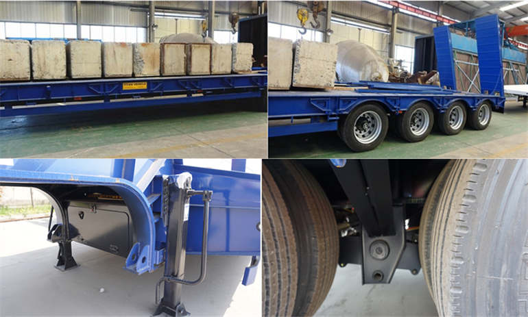 4 Axle 100 Ton Low Bed Trailer for Sale In Jamaica