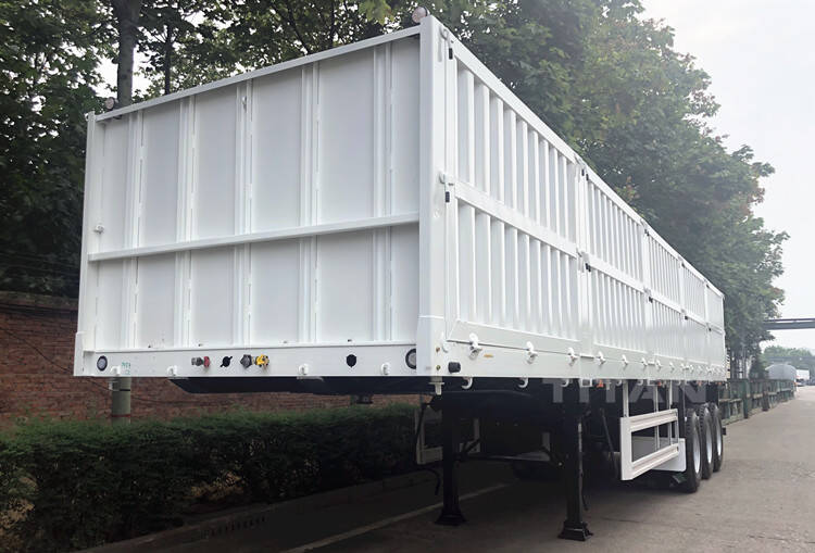 60 Ton Tri Axle Side Wall Semi Trailer for Sale In Tanzania - Howo Sinotruk