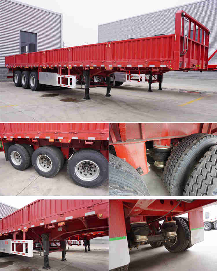 Tri Axle 40 Ton Stake Livestock Semi Trailer for Sale In Ghana - TITAN VEHICLE