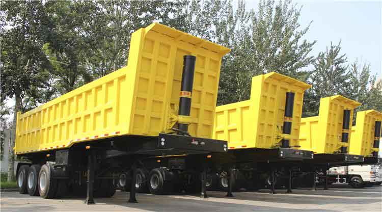 3 Axle 30 Ton Semi Tipper Trailer Specifications Weight Capacity