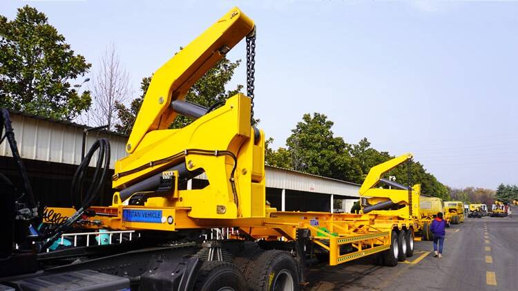 45 Ton Side Loader Trailer for Sale Price, Specification, Manual