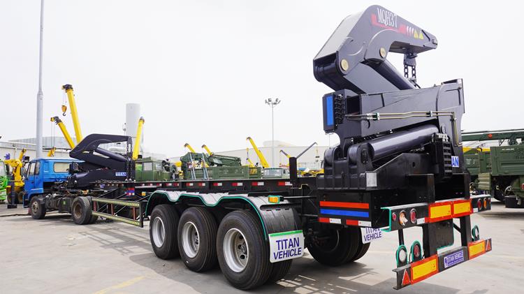 Side Lifter Trailer | 20/40Ft Sidelifter Truck Trailer Transport Container