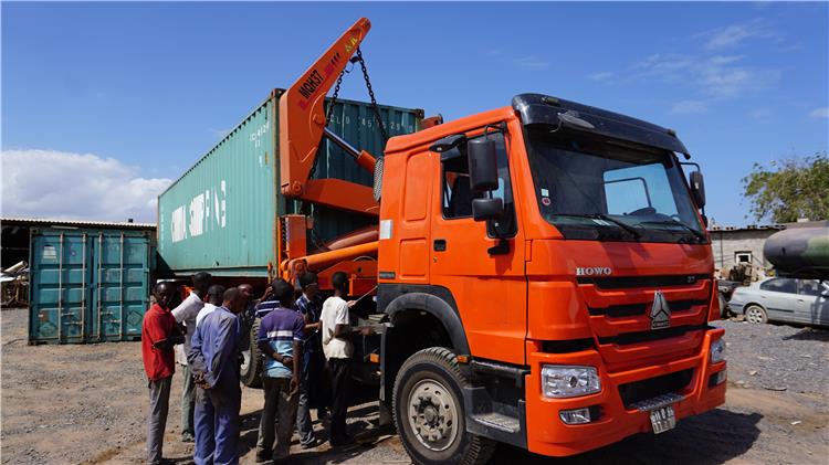 37 Ton 40Ft Container Side Loader Trailer for Sale In Papua New Guinea