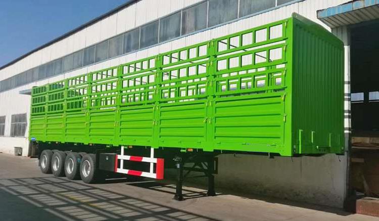 4 Axle Livestock Fence Semi Trailer for Sale In Sudan - TITAN VEHICLE