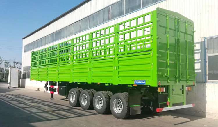 4 Axle Livestock Fence Semi Trailer for Sale In Sudan - TITAN VEHICLE