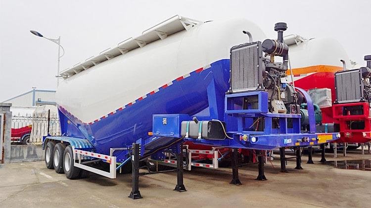 Bulker Cement Tanker Trailer | 3 Axle 40/45/50/60CBM Bulk Cement Truck Trailer Price