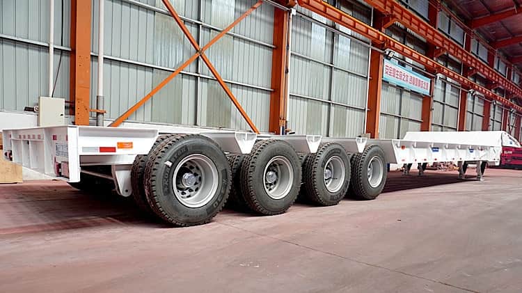 4 Axle Detachable Goosneck Trailer Weight, Length, Specification