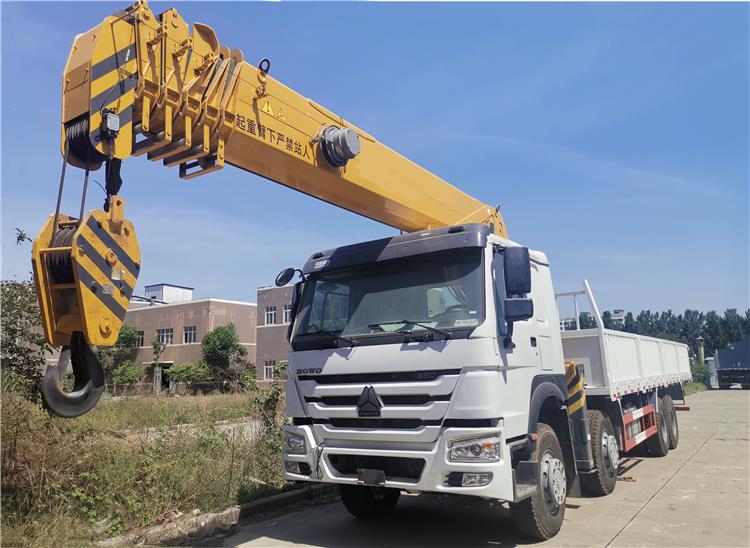 Howo Hiab Truck 8x4 Hiab Crane Truck Mounted Telescopic for Sale