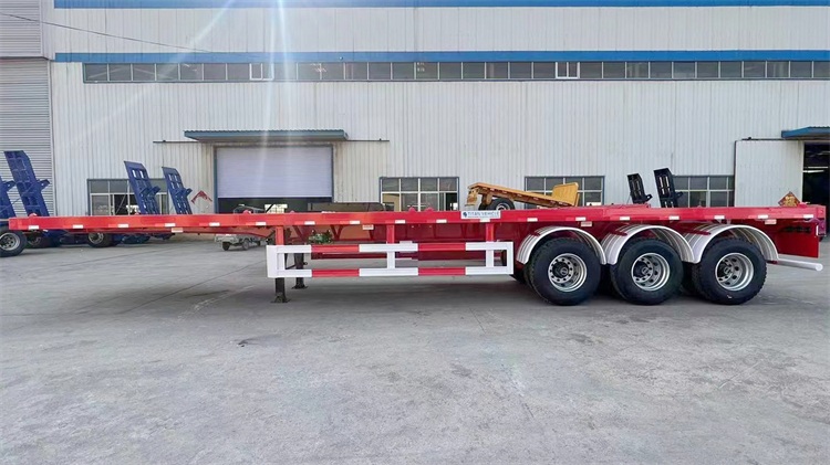 Tri Axle 13m 40 ft Flatbed Semi Trailer for Sale In Zimbabwe, Harare