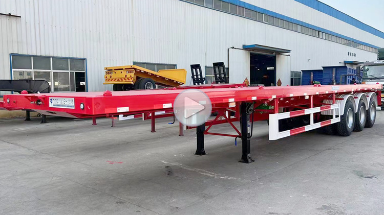 Tri Axle 13m 40 ft Flatbed Semi Trailer for Sale In Zimbabwe, Harare