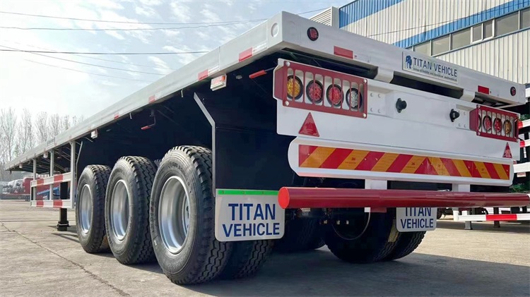 40 ft Flatbed Semi Trailer for Sale In Tanzania