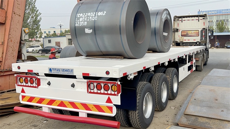 40 ft Flatbed Semi Trailer for Sale In Tanzania