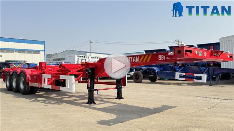 40ft Shipping Container Chassis Trailer for Sale In Panama